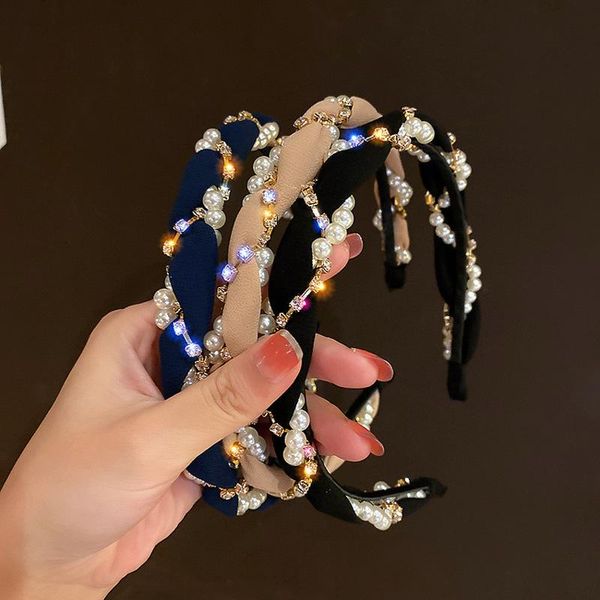 hair accessories twisted big round pearl headband crossed hoop korean rhinestone fabric wide brimmed band for women
hair accessories twisted big round pearl headband crossed hoop korean rhinestone fabric wide brimmed band for women