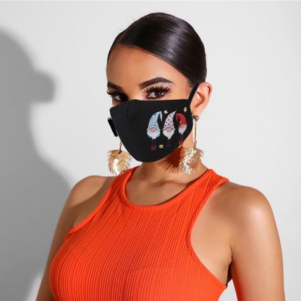 1pc mscara women reusable outdoor christmas drill breathable fashion cotton mask bandage masque fast delivery sqclpx pingtoy, Black
1pc mscara women reusable outdoor christmas drill breathable fashion cotton mask bandage masque fast delivery sqclpx pingtoy, Black