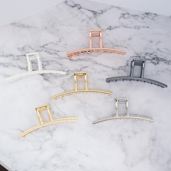 korean style alloy clip simple long strip 11.5cm large clip metal hairpin women's shower updo head accessories
korean style alloy clip simple long strip 11.5cm large clip metal hairpin women's shower updo head accessories