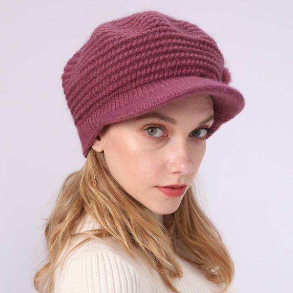 berets female hat for autumn and winter cap knitting keep warm twill woolen 2020 the new solid color plus velvet, Blue;gray
berets female hat for autumn and winter cap knitting keep warm twill woolen 2020 the new solid color plus velvet, Blue;gray