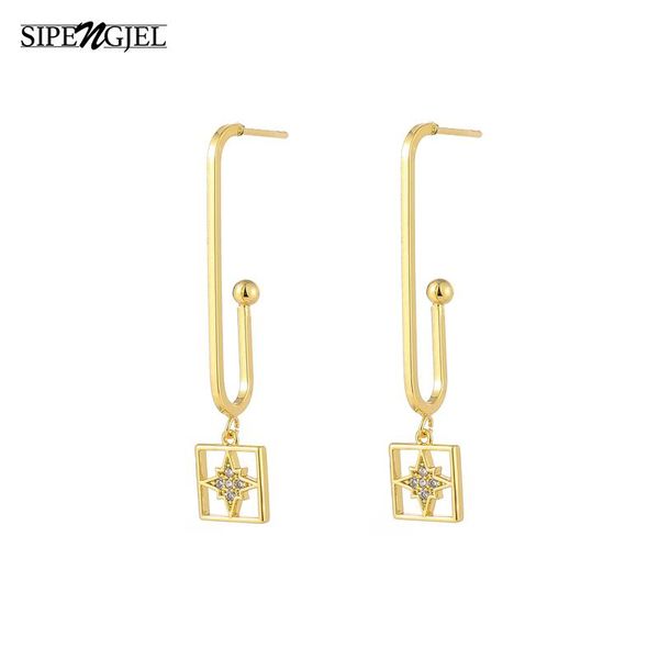 hoop & huggie fashion cubic ziconia star square pendant earrings long hanging geometric oval stud for women jewelry gift 2021, Golden;silver
hoop & huggie fashion cubic ziconia star square pendant earrings long hanging geometric oval stud for women jewelry gift 2021, Golden;silver
