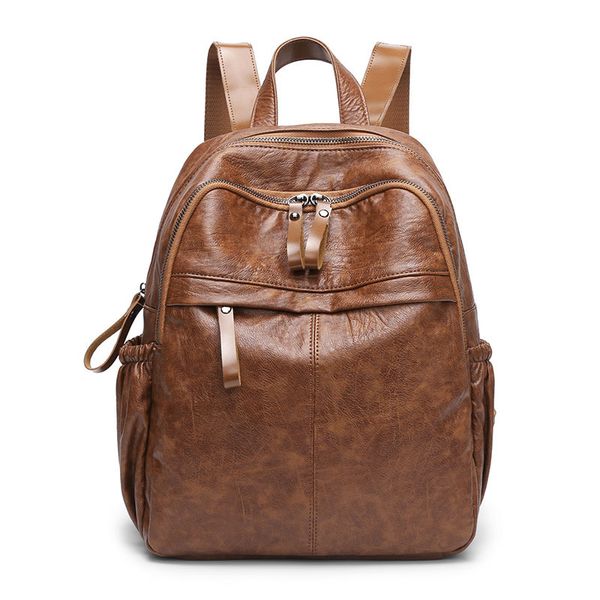 mochila genuno senhora c422 genuno, couro de menina