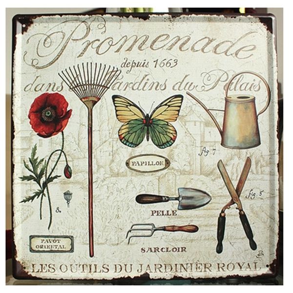 30x30cm garden flower home tin for wall decor metal sign vintage art poster retro plaque \\plate
30x30cm garden flower home tin for wall decor metal sign vintage art poster retro plaque \\plate