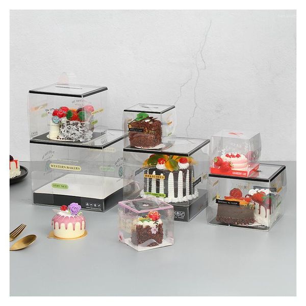5pcs transparent cake box with handle cupcake plastic disposable pet cake decoration packaging gift box baking accessories1
5pcs transparent cake box with handle cupcake plastic disposable pet cake decoration packaging gift box baking accessories1