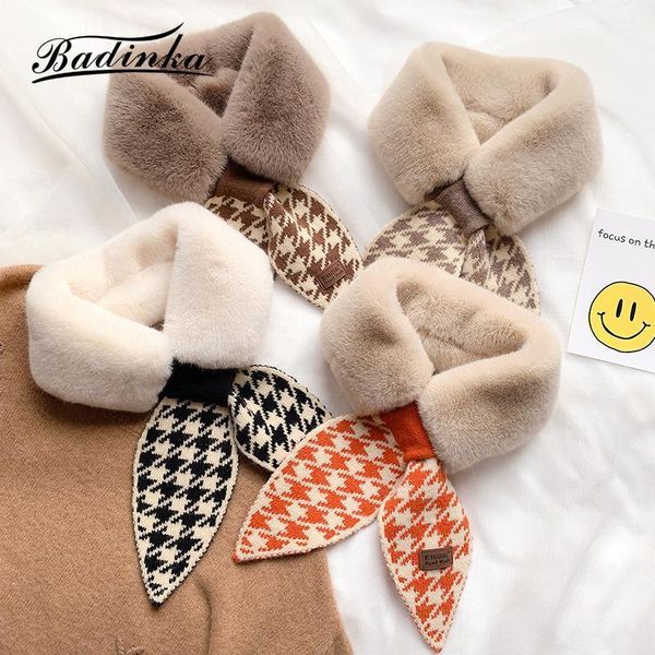 scarves 2021 winter thick warm faux fur neck collar scarf neckerchief women houndstooth designer knitted scarfs for ladies1, Blue;gray
scarves 2021 winter thick warm faux fur neck collar scarf neckerchief women houndstooth designer knitted scarfs for ladies1, Blue;gray