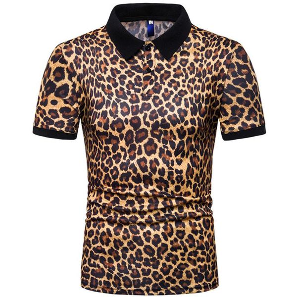 men's polos leopard print summer fashion slim fit short sleeve lapel shirt business casual t-shirt, White;black
men's polos leopard print summer fashion slim fit short sleeve lapel shirt business casual t-shirt, White;black