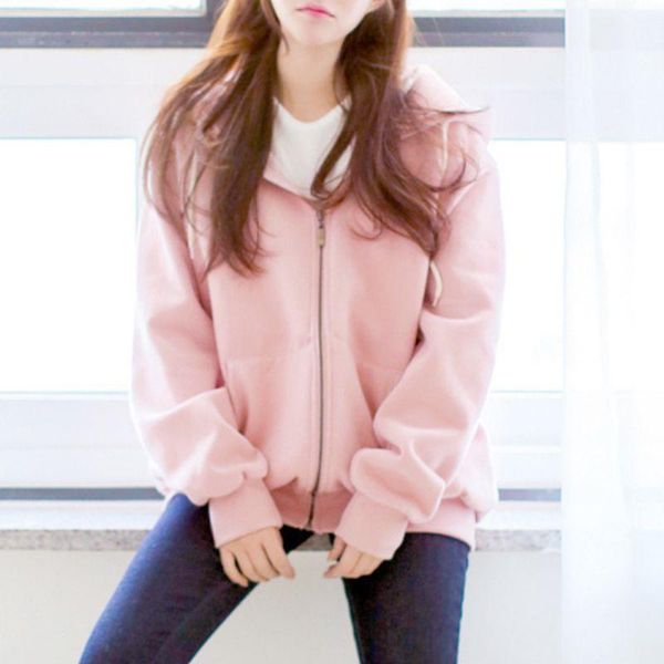 hoodies sweatshirt hoodie women plus velvet zipper hoodie solid color long sleeve casual warm spring autumn loose, Black
hoodies sweatshirt hoodie women plus velvet zipper hoodie solid color long sleeve casual warm spring autumn loose, Black