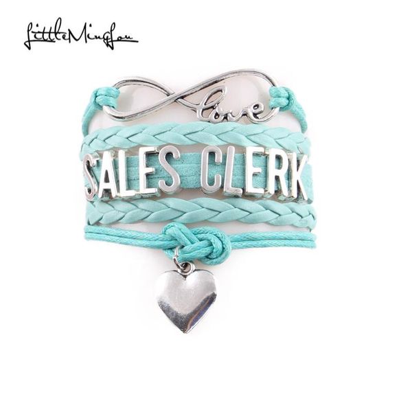 charm bracelets little minglou infinity love sales clerk bracelet heart leather wrap men & bangles for women jewelry, Golden;silver
charm bracelets little minglou infinity love sales clerk bracelet heart leather wrap men & bangles for women jewelry, Golden;silver