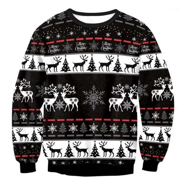 men's sweaters men women holiday christmas tree reindeer snowflakes sweater pullover ugly jumpers 3d funny xmas sweatshirt1, White;black
men's sweaters men women holiday christmas tree reindeer snowflakes sweater pullover ugly jumpers 3d funny xmas sweatshirt1, White;black