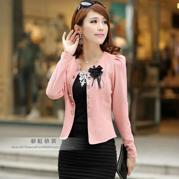2019 spring short design plus size womens clothing outerwear long sleeve slim women coat jacket drop shipping, Black;brown
2019 spring short design plus size womens clothing outerwear long sleeve slim women coat jacket drop shipping, Black;brown