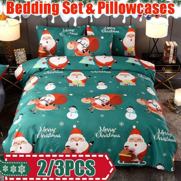 bedding sets 2/3pc merry christmas printed set for comforter single double king sizes bed linens xmas gift
bedding sets 2/3pc merry christmas printed set for comforter single double king sizes bed linens xmas gift