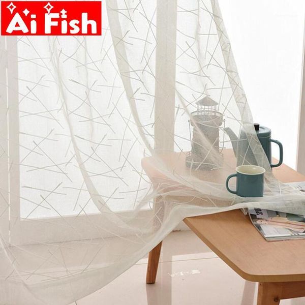 white irregular cotton thread embroidered gauze sheer bay window curtains tulle window screen finished for living room my119-401
white irregular cotton thread embroidered gauze sheer bay window curtains tulle window screen finished for living room my119-401