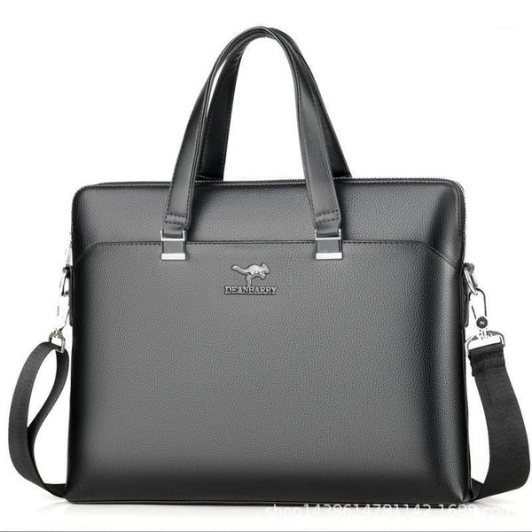 business bag men's briefcase pu leather shoulder bag 14inch briefcase lapbags 2021 fashion office male handbags1
business bag men's briefcase pu leather shoulder bag 14inch briefcase lapbags 2021 fashion office male handbags1