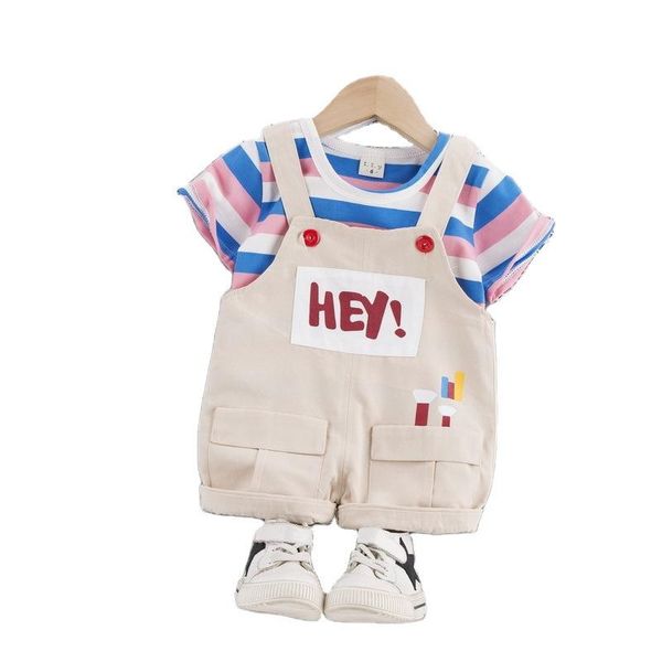 new summer baby fashion clothes children boys girls casual t-shirt strap shorts 2pcs/sets toddler costume infant kids sportswear, White
new summer baby fashion clothes children boys girls casual t-shirt strap shorts 2pcs/sets toddler costume infant kids sportswear, White