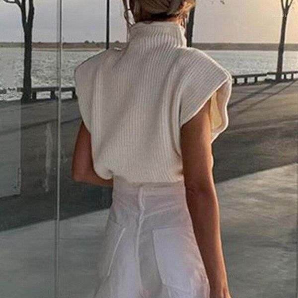 women's sweaters 11.11 autumn winter fashion jumper casual turtleneck sleeveless vest sweater women shoulder pads knitted pullover1, White;black
women's sweaters 11.11 autumn winter fashion jumper casual turtleneck sleeveless vest sweater women shoulder pads knitted pullover1, White;black