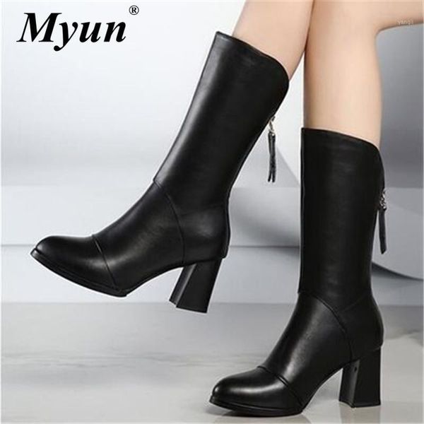 boots women winter square heel mid calf leather fashion black plush warm snow ladies round toe zip booties1
boots women winter square heel mid calf leather fashion black plush warm snow ladies round toe zip booties1