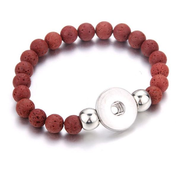 new 6 colors elasticity volcanic stone bead bracelet fit 18mm snap jewelry women lava stone ban bbyaik, Golden;silver
new 6 colors elasticity volcanic stone bead bracelet fit 18mm snap jewelry women lava stone ban bbyaik, Golden;silver