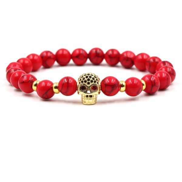bracelets for couple women jewelry bracelet silver man bracelets skull love 8mm beads bracelet christmas gifts, Black
bracelets for couple women jewelry bracelet silver man bracelets skull love 8mm beads bracelet christmas gifts, Black