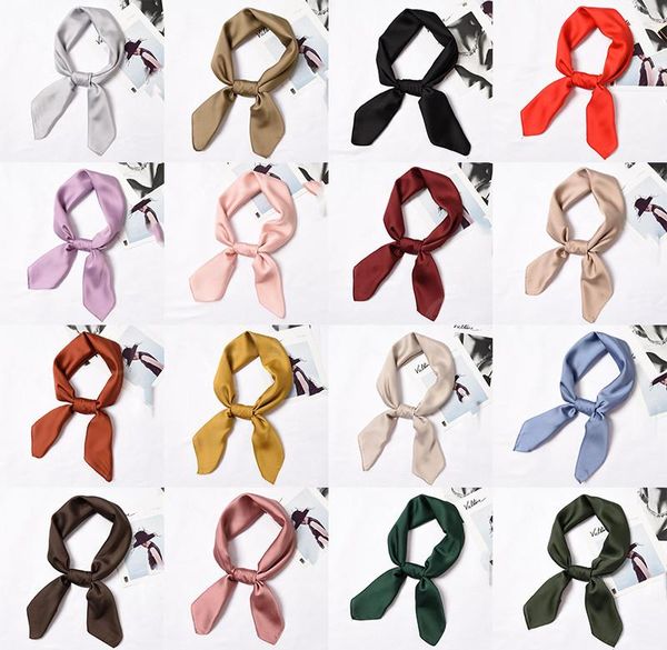 20 colors square silk scarves fashion simple monochrome neckerchief hair bands ladies retro silk solid color headband handkerchief wholesale, Blue;gray
20 colors square silk scarves fashion simple monochrome neckerchief hair bands ladies retro silk solid color headband handkerchief wholesale, Blue;gray