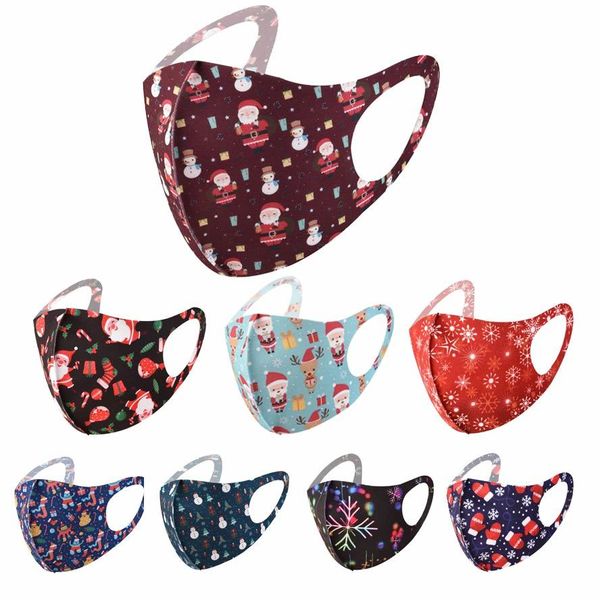 christmas face mask 3d printing santa claus snowflake gloves fashion face masks boys girls anti dust sunscreen washable facemask, Silver 
christmas face mask 3d printing santa claus snowflake gloves fashion face masks boys girls anti dust sunscreen washable facemask, Silver