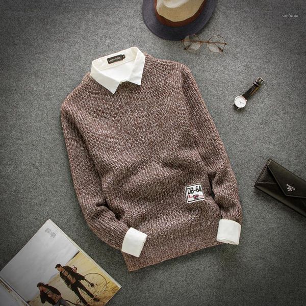 wholesale- 2016 autumn fashion new mens sweater casual pullover o-neck knitwear coat solid sweater long1, White;black
wholesale- 2016 autumn fashion new mens sweater casual pullover o-neck knitwear coat solid sweater long1, White;black