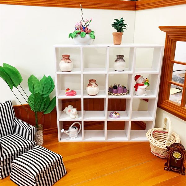 1: 12diy doll house dollhouse mini furniture pure white 16 lattice display shelf cabinet handmade design crsm
1: 12diy doll house dollhouse mini furniture pure white 16 lattice display shelf cabinet handmade design crsm