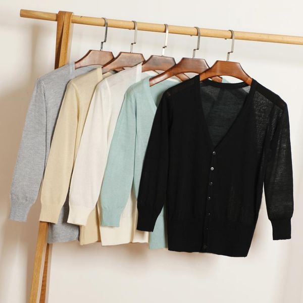 15 colors summer female knit thin cardigan sweater coat short female knitted jacket women beauty clothes1, White
15 colors summer female knit thin cardigan sweater coat short female knitted jacket women beauty clothes1, White