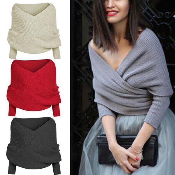 women solid scarf sleeve crochet knit long soft winter shawl cashmere shawls brand neck bandana pashmina lady wrap, White;black 
women solid scarf sleeve crochet knit long soft winter shawl cashmere shawls brand neck bandana pashmina lady wrap, White;black