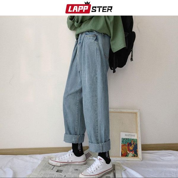 lappster straight blue jeans men 2020 mens harajuku streetwear vintage denim pants male korean fashions harem pants regular fit
lappster straight blue jeans men 2020 mens harajuku streetwear vintage denim pants male korean fashions harem pants regular fit