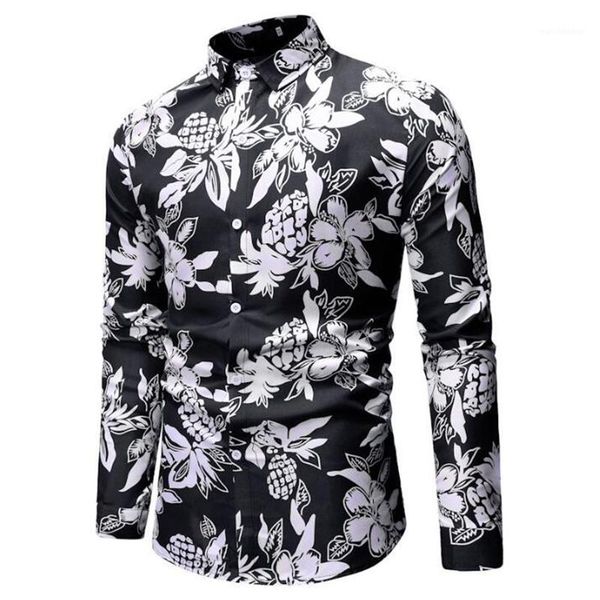 multicolor flower printed men slim fit shirts hawaiian long sleeve casual social plus size shirts for men fashion1, White;black
multicolor flower printed men slim fit shirts hawaiian long sleeve casual social plus size shirts for men fashion1, White;black