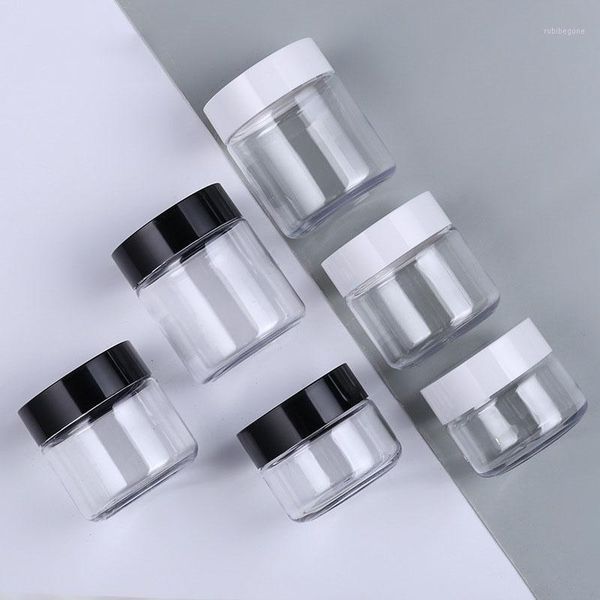 60/100/120ml empty plastic clear cosmetic jars makeup container lotion bottle vials face cream sample pots gel box1
60/100/120ml empty plastic clear cosmetic jars makeup container lotion bottle vials face cream sample pots gel box1