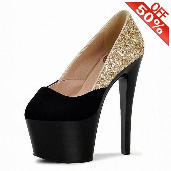 bride flock red patchwork flash bling pumps 17cm high heeled shoes crystal platform 7 inches novelty party stage dress1, Black
bride flock red patchwork flash bling pumps 17cm high heeled shoes crystal platform 7 inches novelty party stage dress1, Black