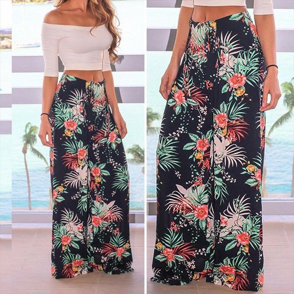2020 womens trousers summer long women pants casual floral print loose pants with belt length mid waist wide leg beach, Black;white
2020 womens trousers summer long women pants casual floral print loose pants with belt length mid waist wide leg beach, Black;white