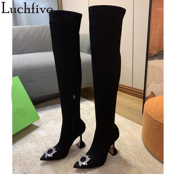 boots rhinestone flower long pointy toe party shoes goblet high heels femme elastic black woman1
boots rhinestone flower long pointy toe party shoes goblet high heels femme elastic black woman1