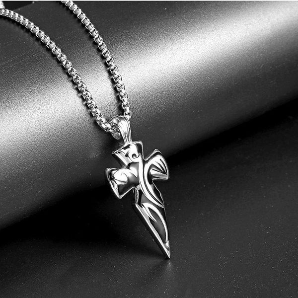 pendant necklaces ncklace creative metal sweater chain necklace men's jewelry titanium steel cross trendy lp1137, Silver
pendant necklaces ncklace creative metal sweater chain necklace men's jewelry titanium steel cross trendy lp1137, Silver