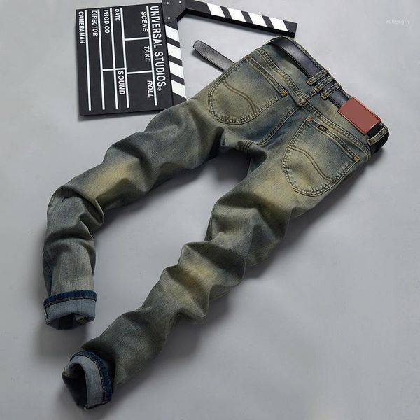 env 2020 men's jeans men's trousers korean style slim straight pants four seasons1, Blue
env 2020 men's jeans men's trousers korean style slim straight pants four seasons1, Blue