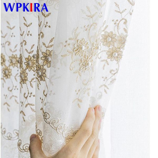 curtain & drapes korean style tulle with pearl embroidered lace white sheer voile for living room bedroom window rideaux &3
curtain & drapes korean style tulle with pearl embroidered lace white sheer voile for living room bedroom window rideaux &3