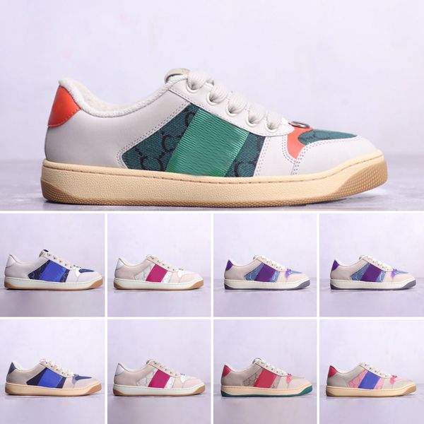 dress 2022 dirty designer casual shoes screener canvas women luxurys classic blue red stripe rubber leather distressed shoe low men womens, Black 
dress 2022 dirty designer casual shoes screener canvas women luxurys classic blue red stripe rubber leather distressed shoe low men womens, Black