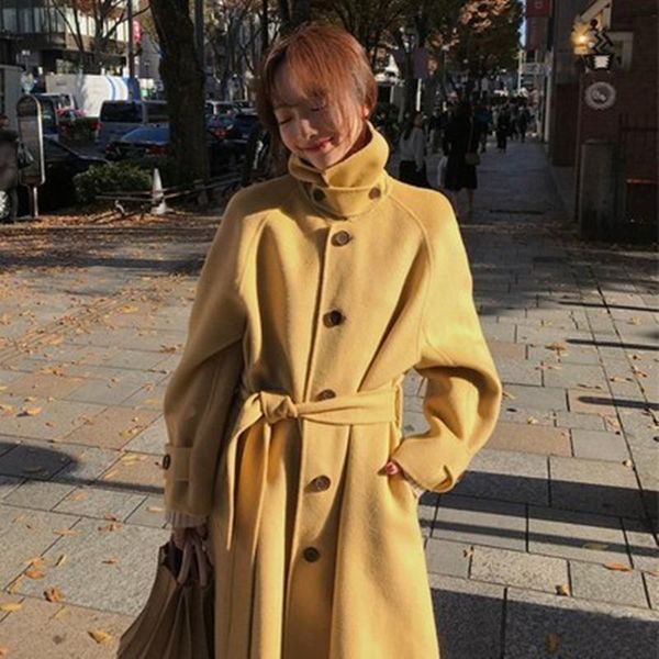women's wool & blends 2021 winter leisure ladies jacket slim fit female outwear solid color cotton women overcoet, Black
women's wool & blends 2021 winter leisure ladies jacket slim fit female outwear solid color cotton women overcoet, Black