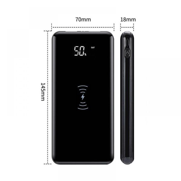 power bank 20000mah qi wireless charger portable ultra-thin large capacity external battery charger digital display power ban
power bank 20000mah qi wireless charger portable ultra-thin large capacity external battery charger digital display power ban