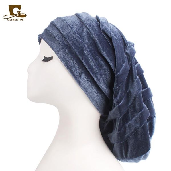 new fashion pleated velvet turban with metal brooch long women baggy chemo cap sleeping hat headwrap slouch caps beanie headwear sqckjo, Silver
new fashion pleated velvet turban with metal brooch long women baggy chemo cap sleeping hat headwrap slouch caps beanie headwear sqckjo, Silver