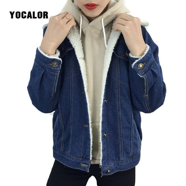 autumn winter lambs wool denim jacket women oversize female plus size cotton jacket jeans coat outwear chaqueta mujer streetwear, Black;brown
autumn winter lambs wool denim jacket women oversize female plus size cotton jacket jeans coat outwear chaqueta mujer streetwear, Black;brown