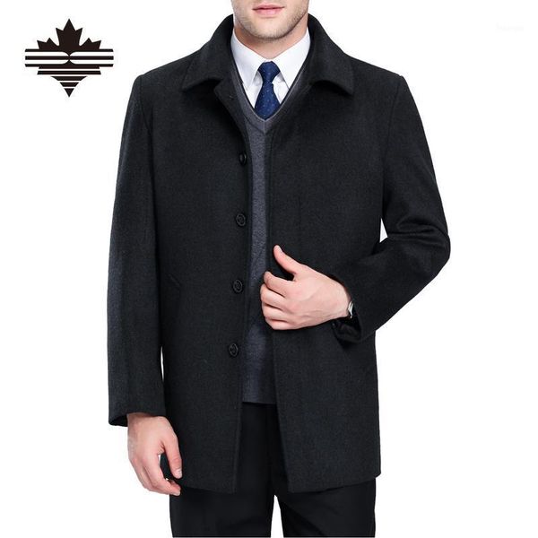 men's winter woolen coats overcoat male jacket and coats cashmere overcoat casual wool jacket thicken warm wool clothing 2xl 3xl1, Black 
men's winter woolen coats overcoat male jacket and coats cashmere overcoat casual wool jacket thicken warm wool clothing 2xl 3xl1, Black