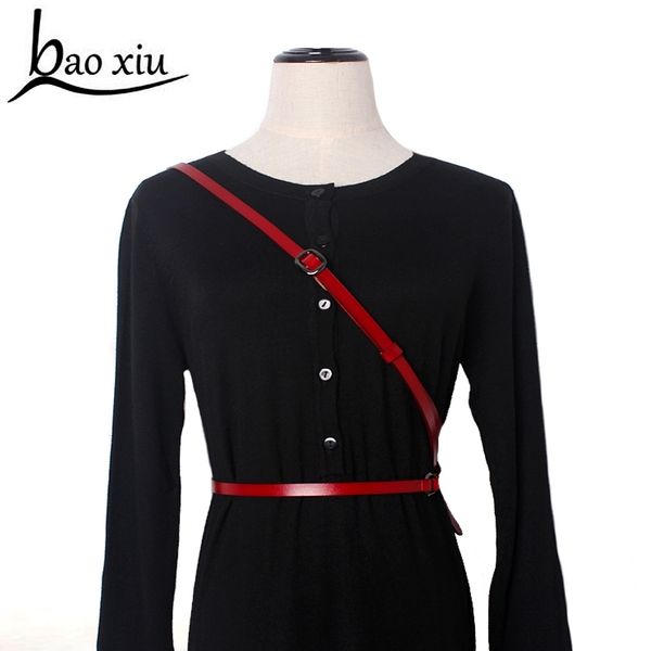 new fashion belts for women thin long belt waistband round metal buckle real leather strap match accessories y200501, Black;brown
new fashion belts for women thin long belt waistband round metal buckle real leather strap match accessories y200501, Black;brown