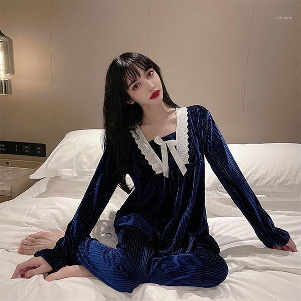 women's leisure home wear winter 2021 new japanese and korean style velvet pajamas and pajamas two piece suit1, Gray
women's leisure home wear winter 2021 new japanese and korean style velvet pajamas and pajamas two piece suit1, Gray