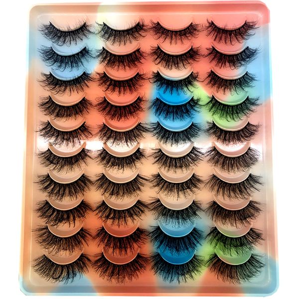 20 pairs 3d false eyelashes fluffy faux mink eye lashes bulk with custom box wispy natural lash pack short wholesales natural
20 pairs 3d false eyelashes fluffy faux mink eye lashes bulk with custom box wispy natural lash pack short wholesales natural