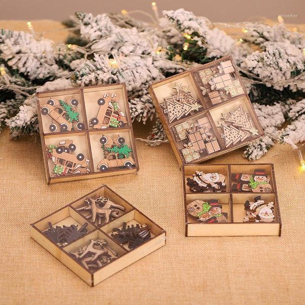 christmas decorations 12pcs diy wood craft santa elk car xmas gift tree pendant year home decor enfeites de natal1
christmas decorations 12pcs diy wood craft santa elk car xmas gift tree pendant year home decor enfeites de natal1