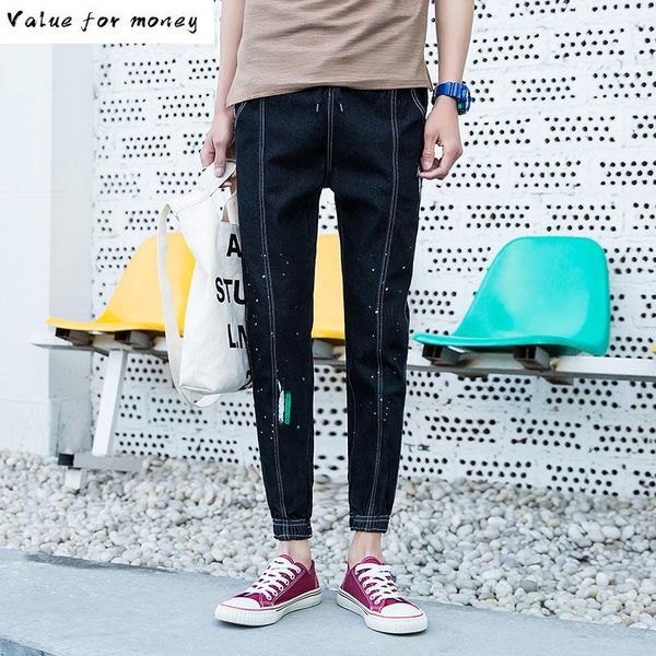 pantolon jean erkek jean homme slim jeans men's slim fit 2020 season elastic drawstring leg pants casual pants men jeans hombre, Blue
pantolon jean erkek jean homme slim jeans men's slim fit 2020 season elastic drawstring leg pants casual pants men jeans hombre, Blue