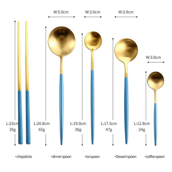 blue gold steak knife fork coffee spoon teaspoon food tableware set noble western wedding party home upscale gold cut bbyczt
blue gold steak knife fork coffee spoon teaspoon food tableware set noble western wedding party home upscale gold cut bbyczt