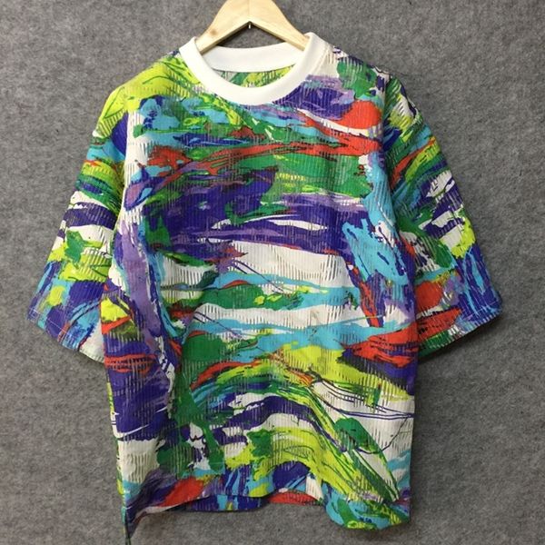 2021 New Hong Kong Style Hand-painted Fresh Graffiti Loose Seven-point Sleeve Shirt, Original Male Suit Designer E60J, Black
2021 New Hong Kong Style Hand-painted Fresh Graffiti Loose Seven-point Sleeve Shirt, Original Male Suit Designer E60J, Black